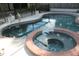 Screened pool with a beautiful spa and plenty of room to relax at 3821 Whitedove Dr, Lakeland, FL 33812