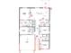 Home floor plan featuring kitchen, great room, Primary bedroom, and three additional bedrooms at 4516 Casablanca Ave, Kissimmee, FL 34746