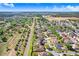 Scenic aerial view of the home in a well-maintained neighborhood with mature trees and lush landscaping at 774 Lobelia Dr, Davenport, FL 33837