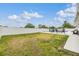 Large backyard area with a swimming pool and patio seating at 4523 Oakglen Rd, Lakeland, FL 33813