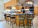 Spacious kitchen offers ample counter space, wood cabinets, and a functional layout at 4586 Cr 696, Webster, FL 33597