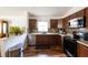 Kitchen featuring stainless appliances, granite countertops, and a decorative backsplash at 319 Bailey Cir, Davenport, FL 33897