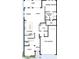 Detailed floor plan showcasing the layout of the first floor including kitchen, dining, study, and lanai at 5932 Bristle Oak St, Mount Dora, FL 32757