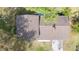 Aerial view of the home featuring a brown roof and red chimney at 1326 Se 34Th Ter, Ocala, FL 34471