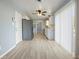 Eat-in kitchen features modern flooring and access to the outside through a sliding door at 1326 Se 34Th Ter, Ocala, FL 34471