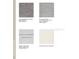 Selection of interior finishes, including carpet, tile, cabinets, and quartz countertops at 2411 Slippery Rock St, Auburndale, FL 33823