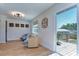 Living room featuring a walk out to a wooden deck at 829 E Lime St, Lakeland, FL 33801