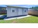 Close up view of backyard storage shed, great for tools and equipment at 829 E Lime St, Lakeland, FL 33801