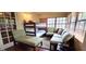 Bedroom featuring bunk beds and a cozy sitting area, perfect for a room or a guest suite at 472 Blue Heron Cir, River Ranch, FL 33867
