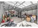 Large detached garage interior showing ample storage and workspace at 7013 Beverly Rd, Lakeland, FL 33813