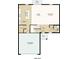 Floor plan of the main floor featuring a kitchen, dining room, great room, foyer, and two car garage at 2418 Slippery Rock St, Auburndale, FL 33823
