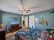 Spacious bedroom has hard wood floors at 6272 Cornerstone Dr, Lakeland, FL 33813