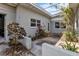 Concrete patio with decorative plants at 2908 Maplewood Ave, Lakeland, FL 33803
