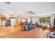 Bright and airy open-concept living area featuring updated kitchen and flexible living and dining options at 3365 Bahama Ct, Lake Wales, FL 33898