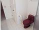 A bathroom with tile flooring and a colored toilet at 1219 Santos Pl, Lady Lake, FL 32159
