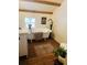 Elegant bathroom featuring a clawfoot tub, modern fixtures, and natural wood accents at 18700 Ravenswood Rd, Altoona, FL 32702