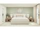 Serene main bedroom features a neutral color scheme, plush bedding, and a tranquil atmosphere for ultimate relaxation at 4734 Bold Peacock Bnd, Bartow, FL 33830