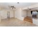 Open-concept living room with tile flooring and a versatile layout at 933 W Queen St, Lakeland, FL 33803