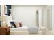 Serene bedroom showcasing neutral tones, storage space and stylish furniture at 971 Hour Glass Rd, Lakeland, FL 33801