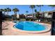 The community offers a clean, well maintained pool with lounge chairs and secure fencing at 2500 21St Nw St # 71, Winter Haven, FL 33881
