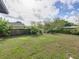 Sizeable backyard with greenery, mature trees, and privacy fencing creating a peaceful and private outdoor space at 2625 Williston Dr, Lakeland, FL 33801