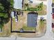 Birds-eye view of a fenced property featuring a well-kept lawn and backyard at 4889 Myrtle View N Dr, Mulberry, FL 33860