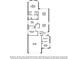 Home floor plan showing layout of rooms, including the bedrooms, kitchen, and Gathering room at 1405 Harbor Ridge Dr, Kissimmee, FL 34759