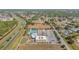 Beautiful aerial shot featuring the community pool, ball field, and modern recreation center for residents enjoyment at 329 W Aster Ct, Poinciana, FL 34759