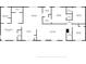 Detailed floor plan showcasing the layout of the home, including the kitchen, living room, bedrooms, and bathrooms at 4795 Myrtle View W Dr, Mulberry, FL 33860