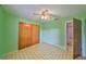 Bedroom showcasing closet space and neutral wall color at 9210 Lehall W Sq, Lakeland, FL 33810