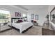 This main bedroom is bright and spacious, boasting neutral walls and tray ceiling at 611 Terrapin Dr, Debary, FL 32713