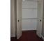 Spacious closet with bifold doors and ventilated shelving for optimal storage at 665 Oak Harbour Dr # 115, Altamonte Springs, FL 32701