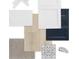 Various design selections showing cabinet, counter, flooring, and paint colors at 214 E Harding St, Orlando, FL 32806