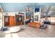 Open living room with vaulted ceilings, marine accents, and great natural light at 370 Hartford Ave, Daytona Beach, FL 32118