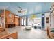 Bright living space featuring high ceilings, nautical accents, and cozy seating at 370 Hartford Ave, Daytona Beach, FL 32118