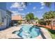 Relaxing backyard pool area with a patio, pergola, and well-maintained landscaping at 4133 Staffordshire Dr, Lakeland, FL 33809