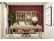 Stylish home office with modern desk, chic shelving, and a cozy aesthetic for productive work at 1309 Acorn Meadow Loop, Eustis, FL 32726