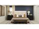 Inviting bedroom with neutral tones, a comfortable bed with decorative pillows, and bedside tables with lamps at 1313 Acorn Meadow Loop, Eustis, FL 32726