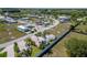 Aerial view of homes in a well-maintained community with green spaces and landscaping at 2991 Wood Duck Dr, Polk City, FL 33868