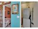 This laundry room is conveniently located next to the bedroom at 2991 Wood Duck Dr, Polk City, FL 33868