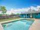 A refreshing pool in a well-maintained backyard, perfect for outdoor enjoyment at 2690 Ne 42Nd Pl, Ocala, FL 34479