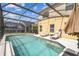 Beautiful enclosed in-ground pool for Gathering enjoyment and relaxing near the sun at 440 Langham Dr, Davenport, FL 33897