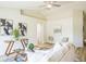 Bright living room with vaulted ceilings, wood floors, and an open layout at 1628 Saddlehorn Dr, Lakeland, FL 33810