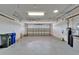Spacious garage with paneled door and utility hookups at 622 Jamaica Cir, Lakeland, FL 33803