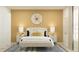 Inviting bedroom with a stylish decor, a comfortable bed, and soft lighting to create a relaxing ambiance at 1333 Acorn Meadow Loop, Eustis, FL 32726