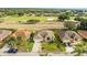 An aerial view of the home showcasing its location within a golf course community at 2522 Pine Valley Dr, Lakeland, FL 33810
