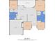 Detailed floorplan of the home's layout, including dimensions of rooms and total square footage at 2522 Pine Valley Dr, Lakeland, FL 33810