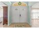 Elegant front entryway with a double door and bright, open foyer at 2522 Pine Valley Dr, Lakeland, FL 33810