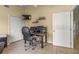 Functional home office with tile floors, closet space, and ideal for remote work at 2522 Pine Valley Dr, Lakeland, FL 33810