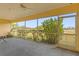 Enclosed lanai showcasing lush green foliage and providing panoramic outdoor views at 2522 Pine Valley Dr, Lakeland, FL 33810